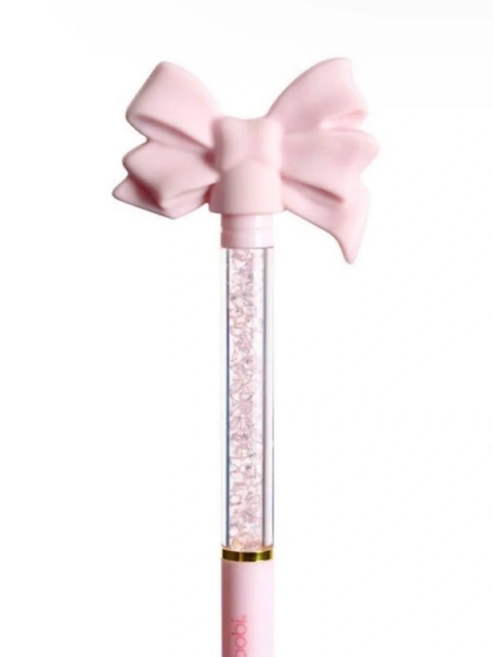 Loveshackfancy - Yoobi Blooming Heirloom Bow Ballpoint Pen Strawberry Macaroon
